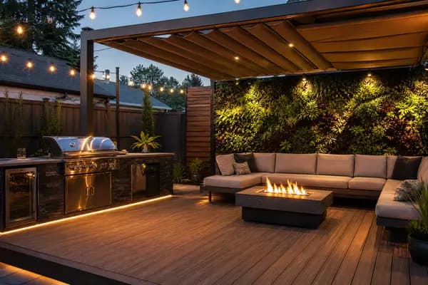 Modern Family Backyard design style