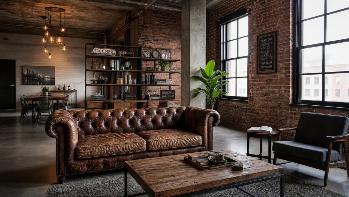 Industrial Interior design example